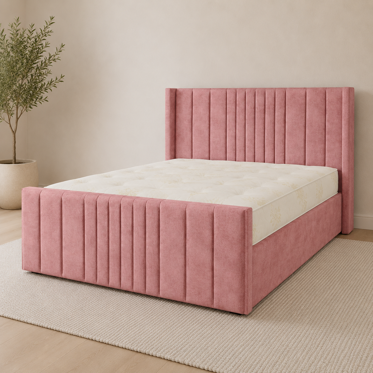 Upholstered Ottoman Bed