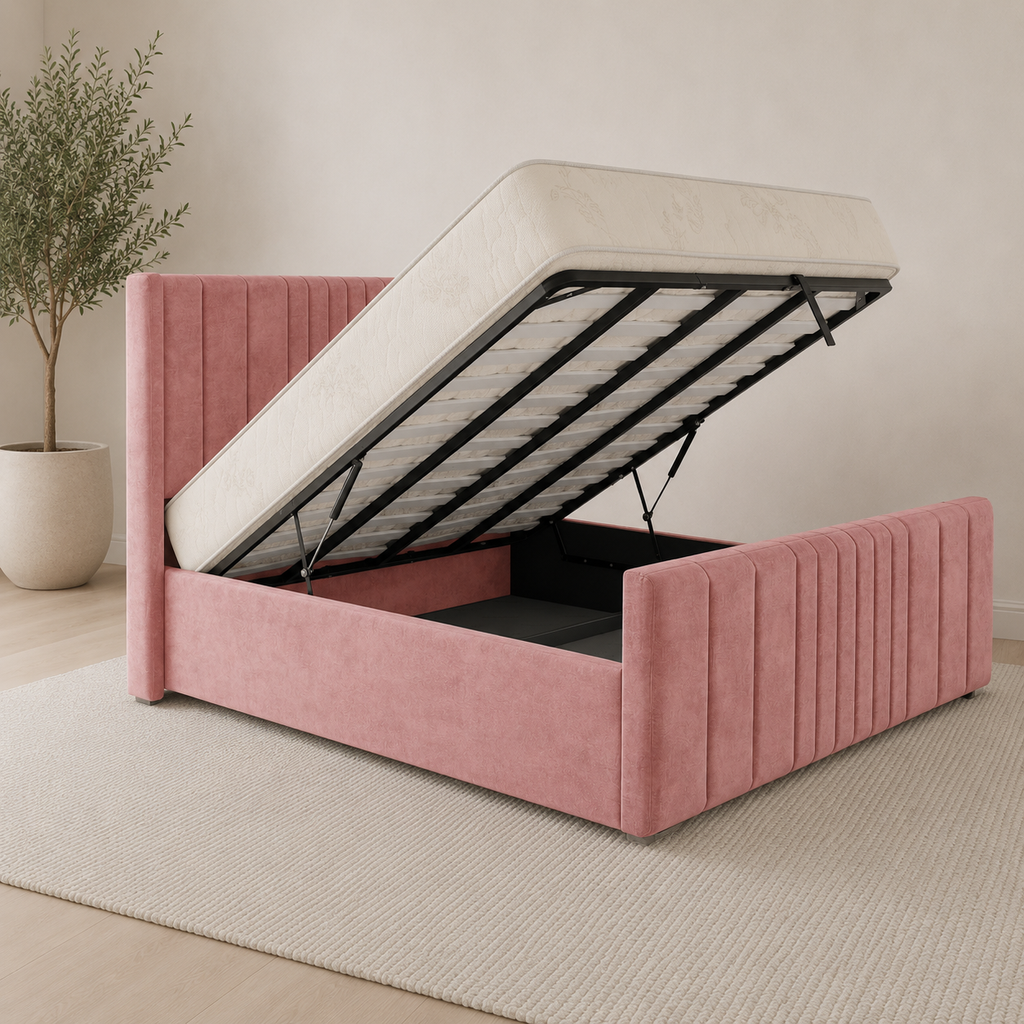 Upholstered Ottoman Bed
