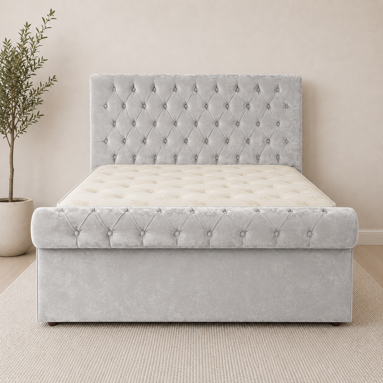 Upholstered Ottoman Bed