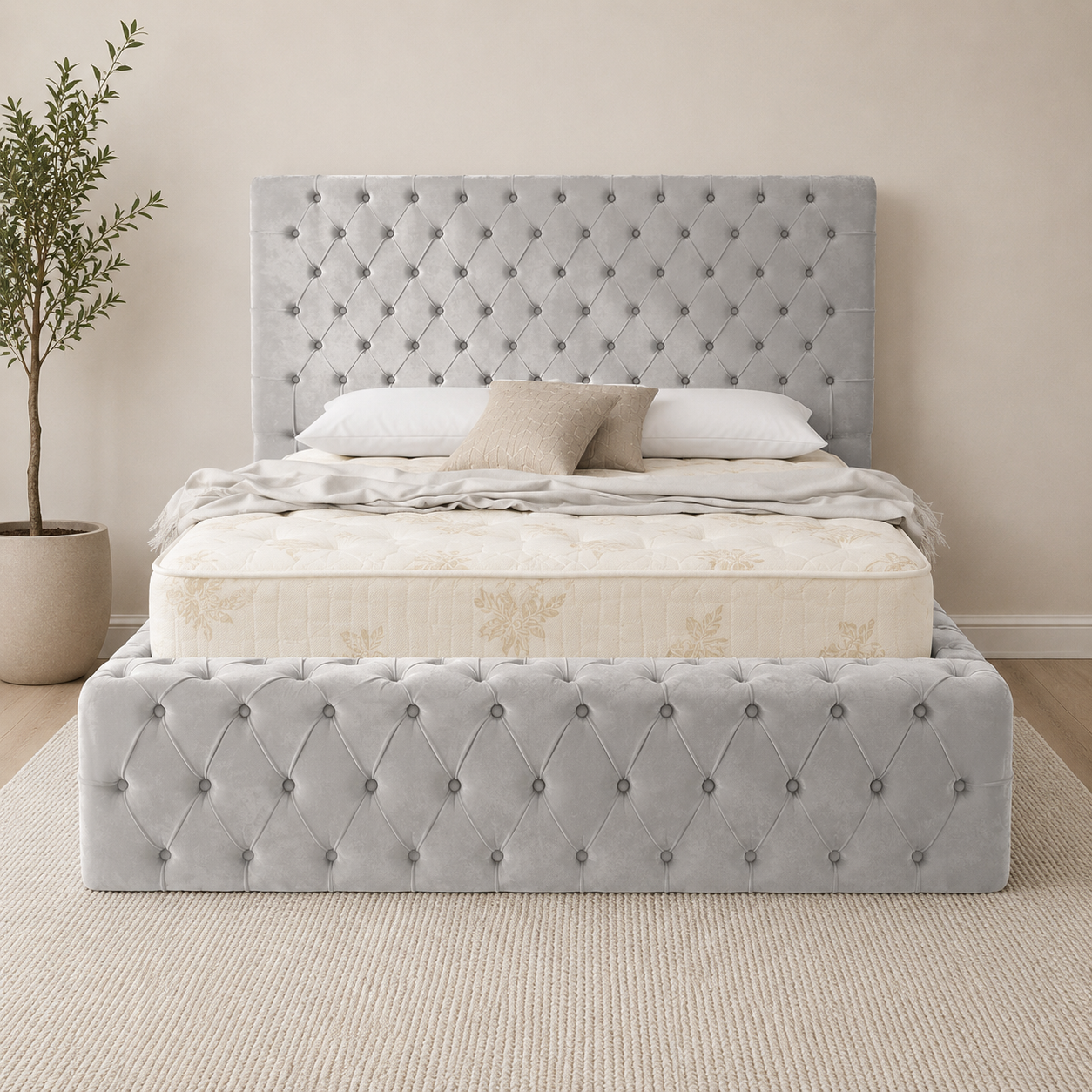 Upholstered Ottoman Bed