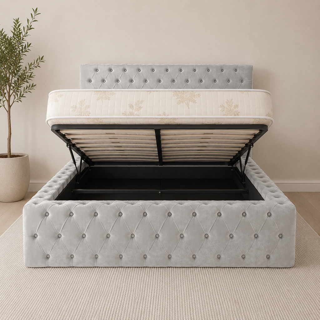 Upholstered Ottoman Bed