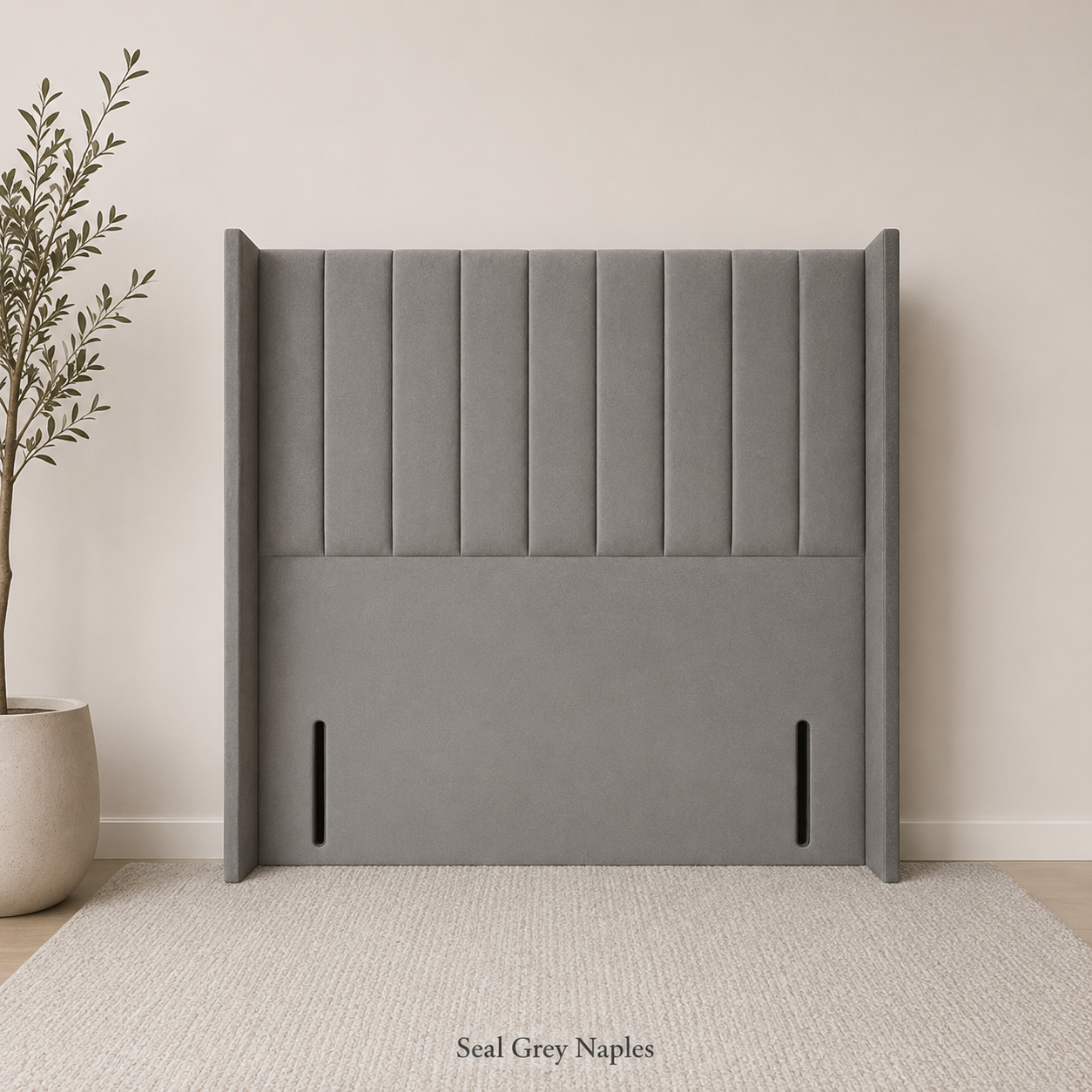 Wingback Floor Standing Headboard