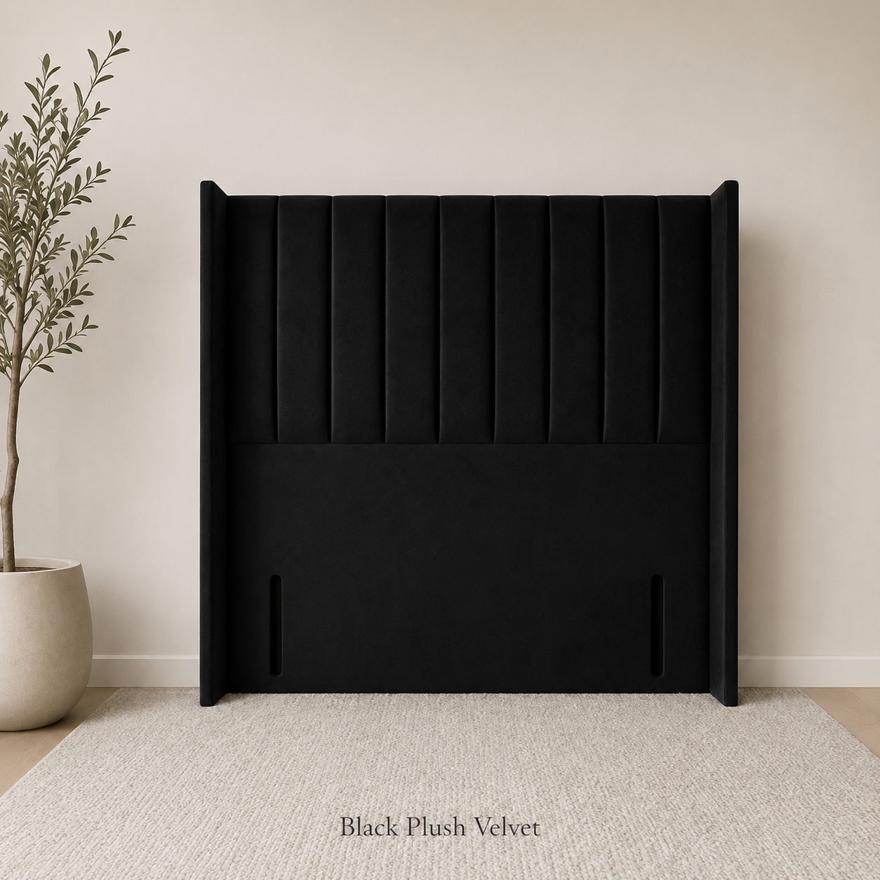 Wingback Floor Standing Headboard