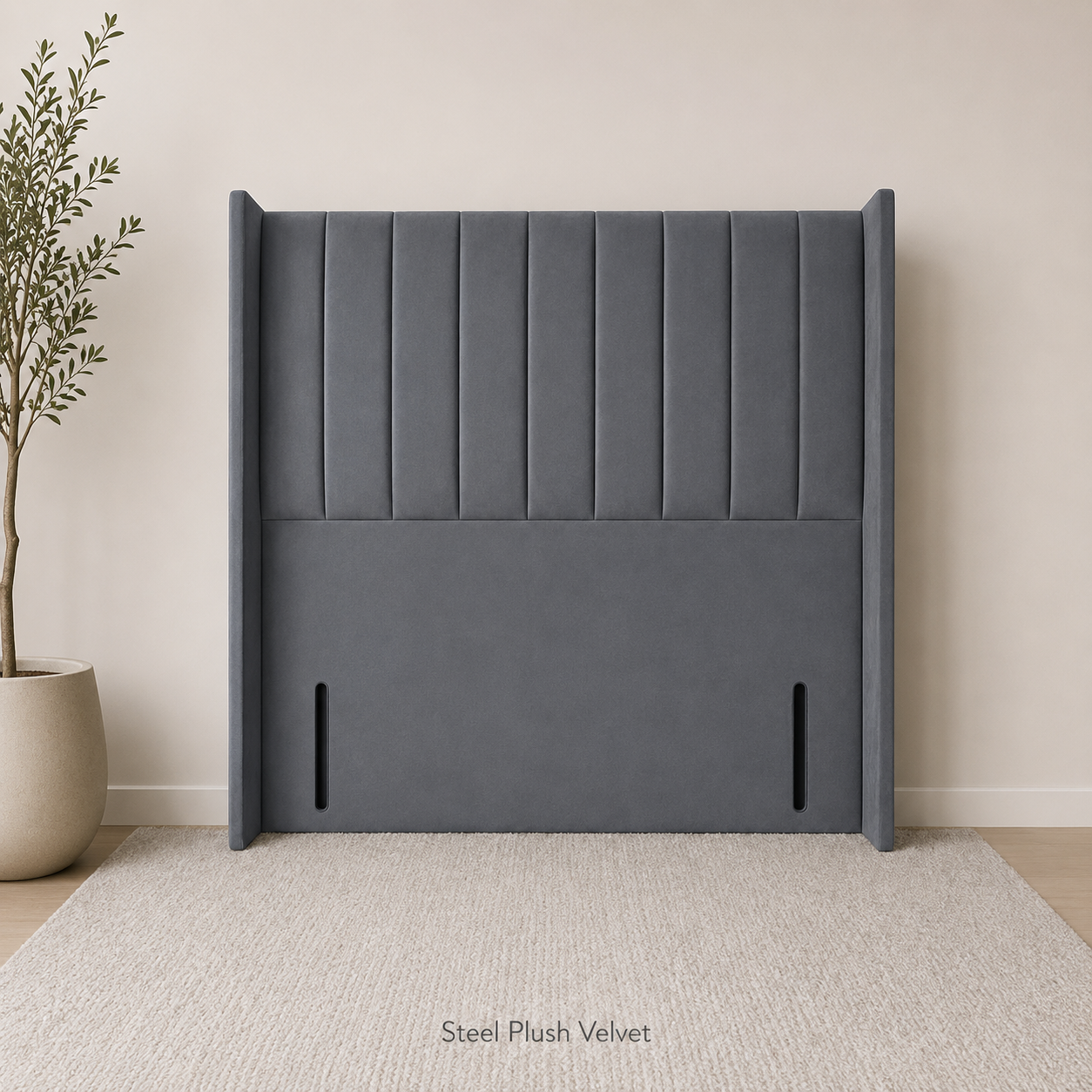 Wingback Floor Standing Headboard