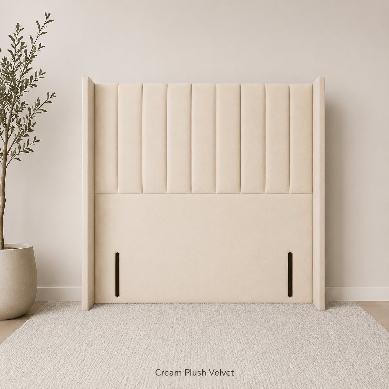 Wingback Floor Standing Headboard