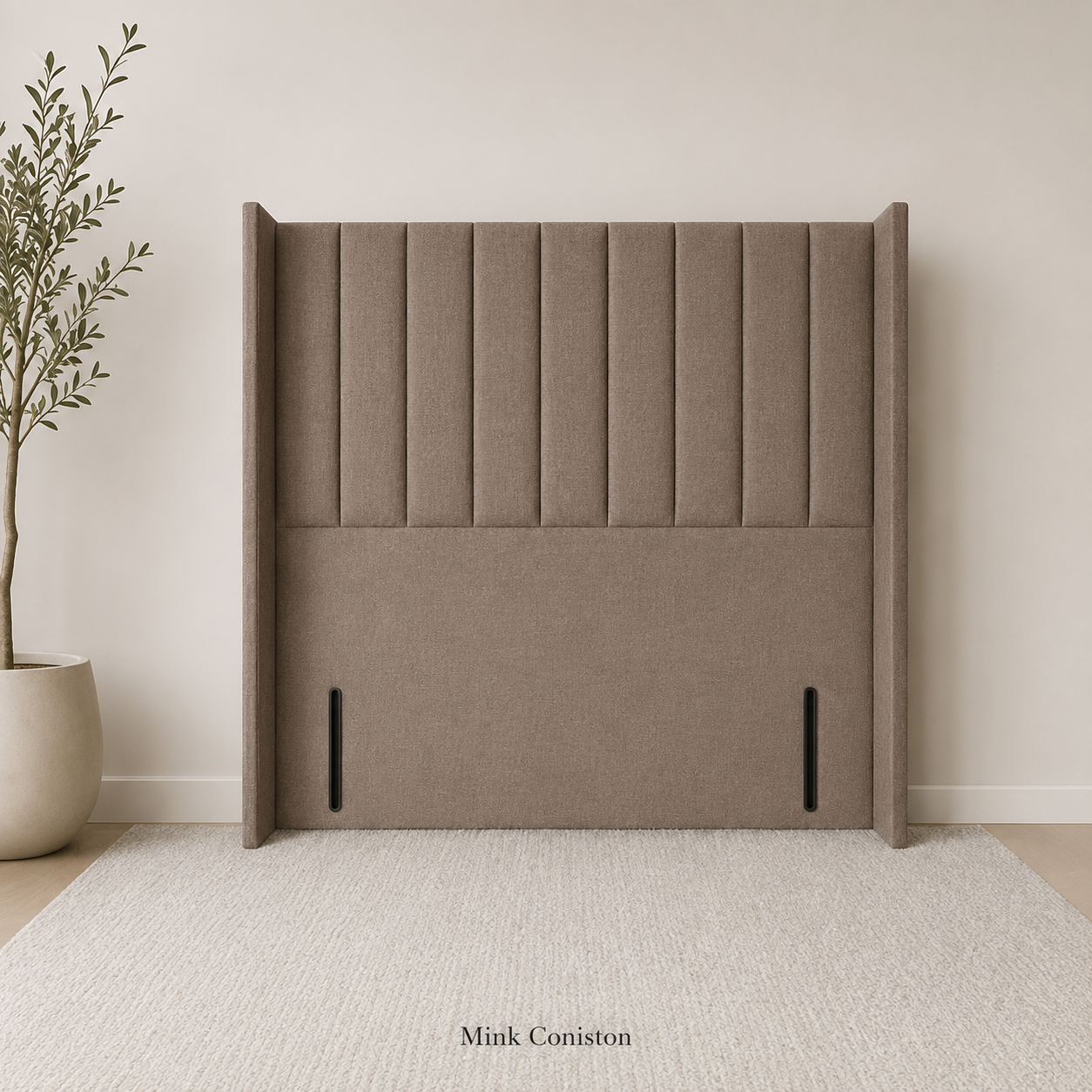 Wingback Floor Standing Headboard