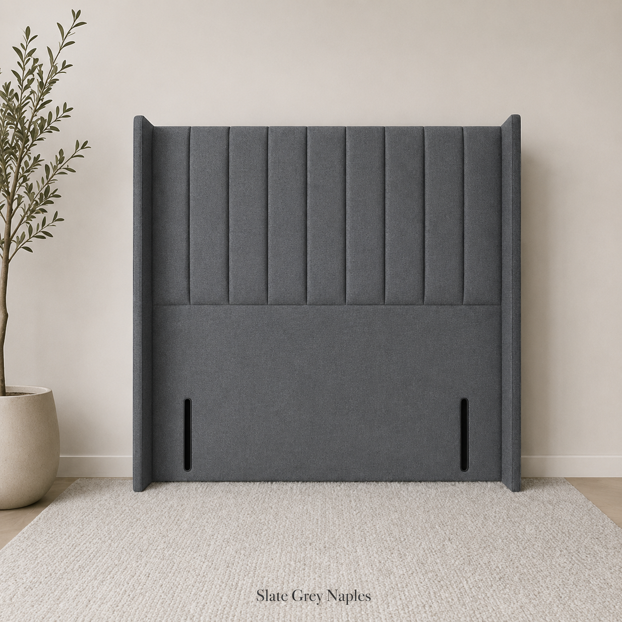 Wingback Floor Standing Headboard