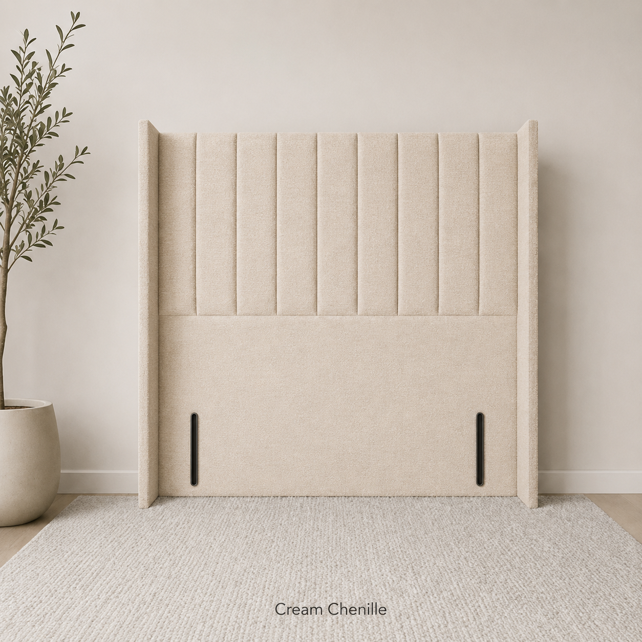 Wingback Floor Standing Headboard