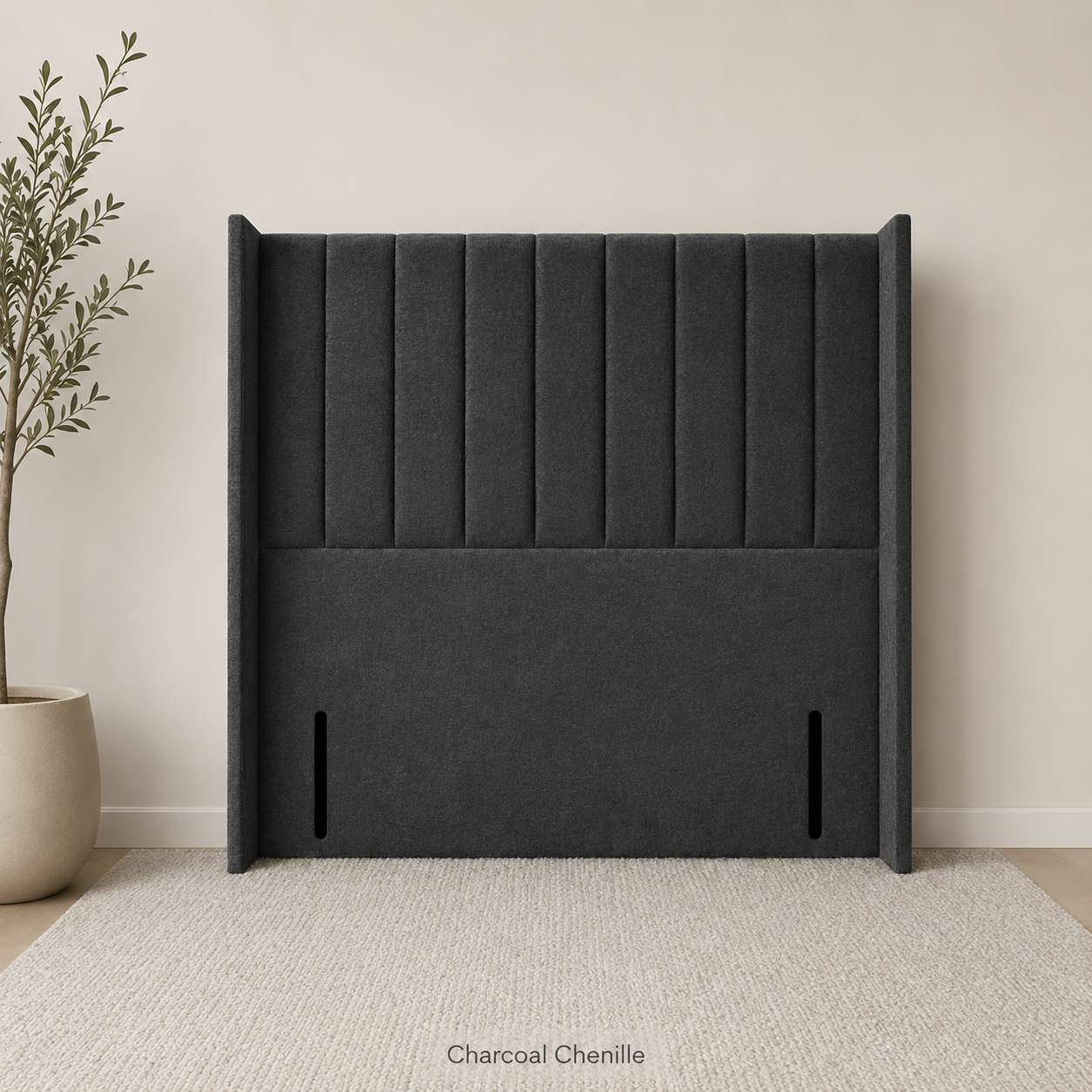 Wingback Floor Standing Headboard