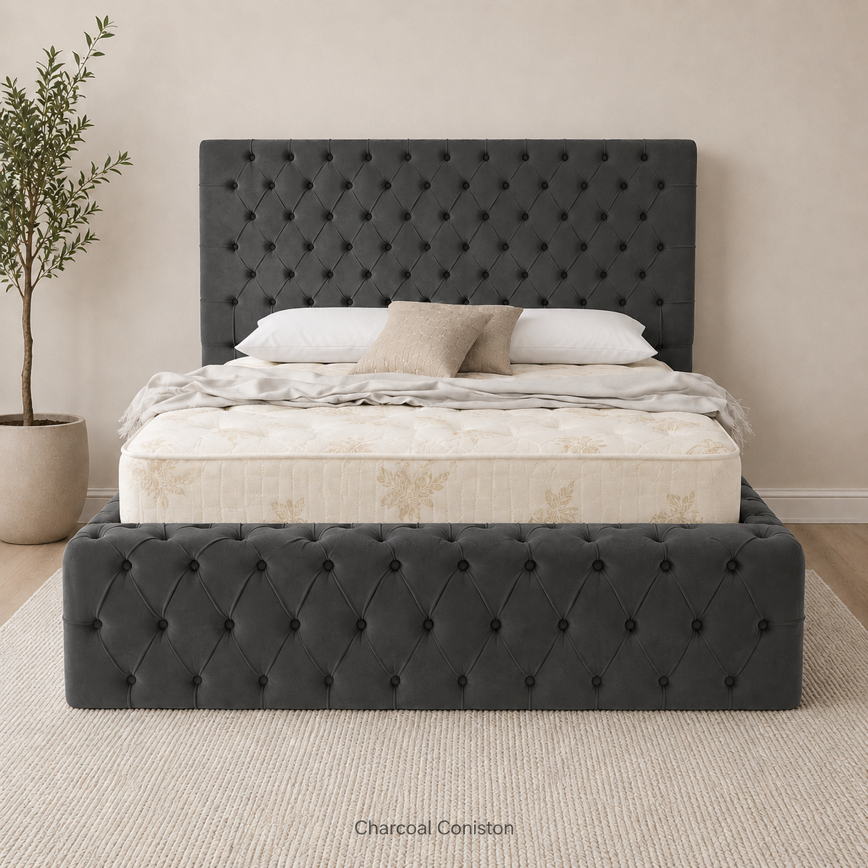 Upholstered Ottoman Bed