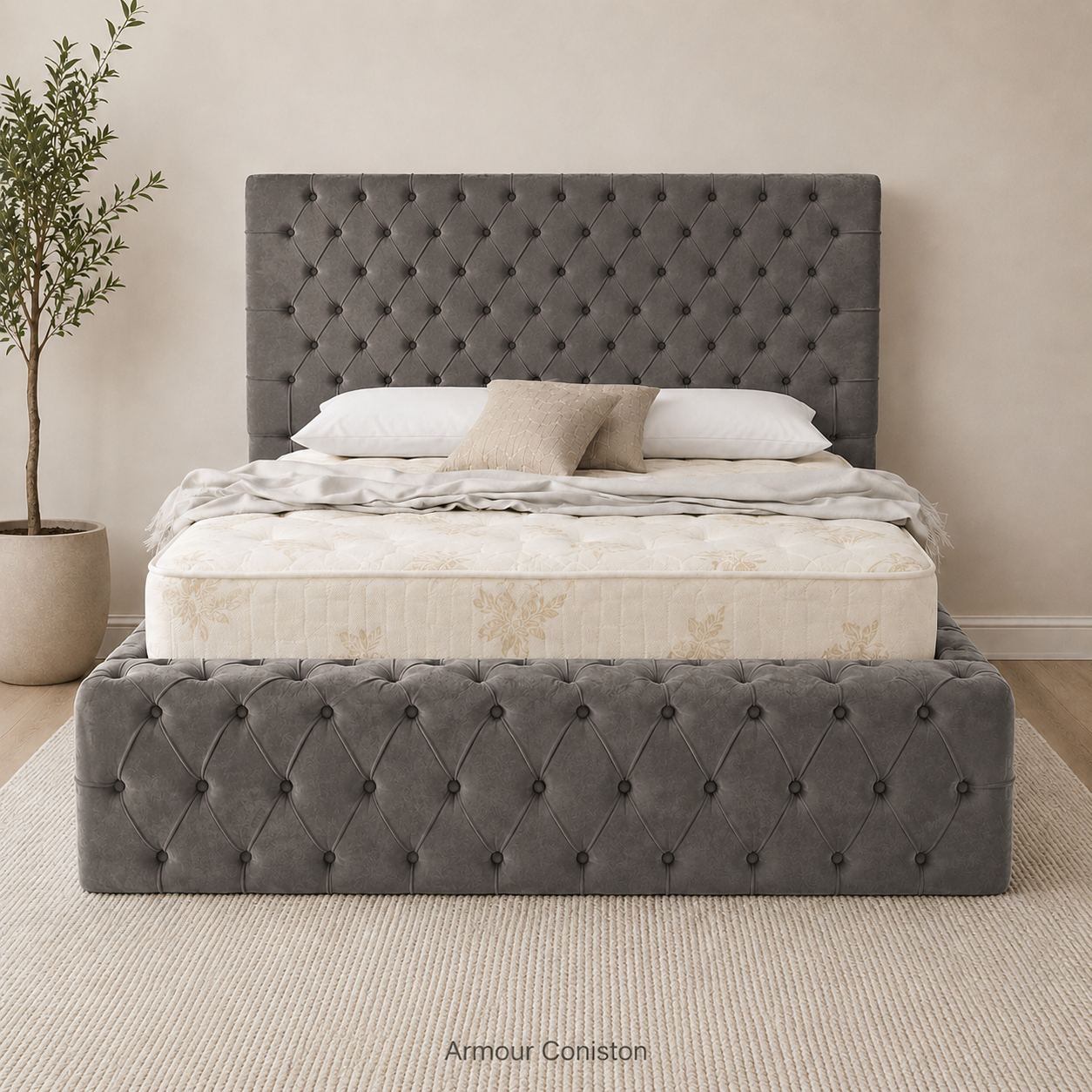 Upholstered Ottoman Bed