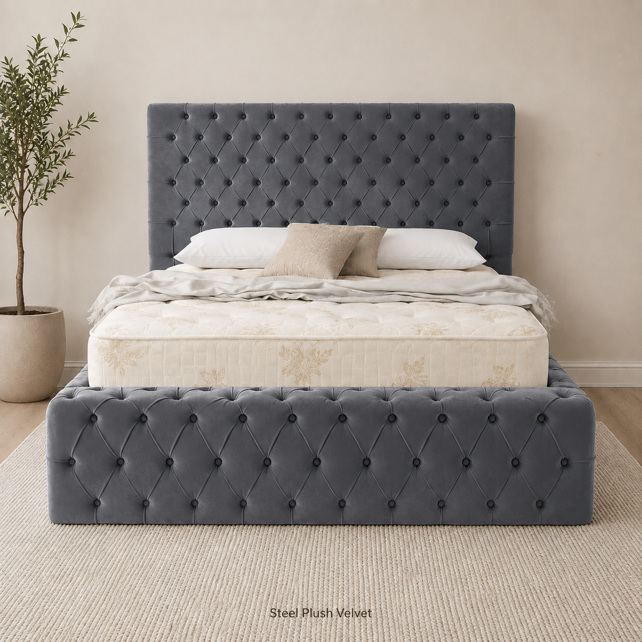 Upholstered Ottoman Bed