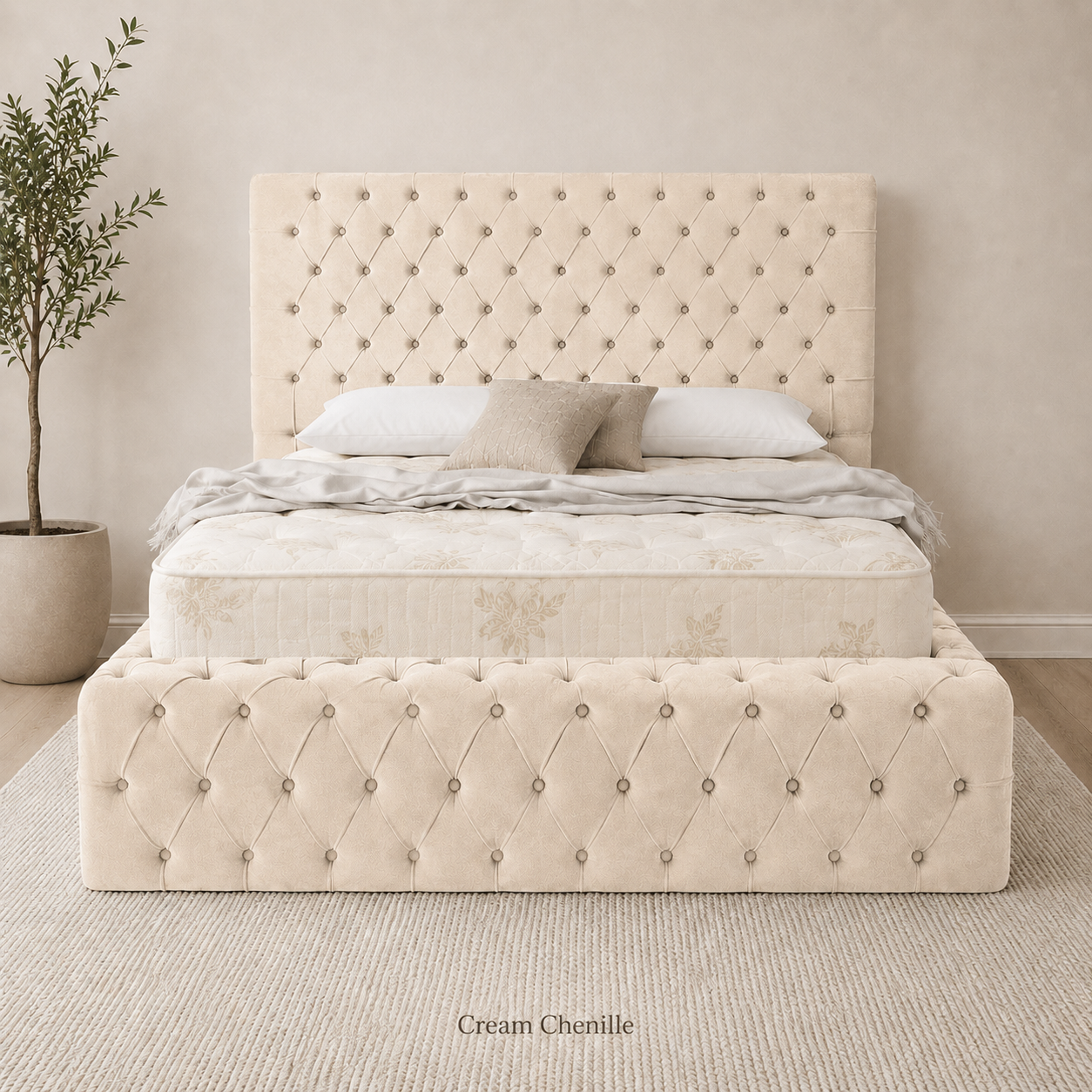 Upholstered Ottoman Bed