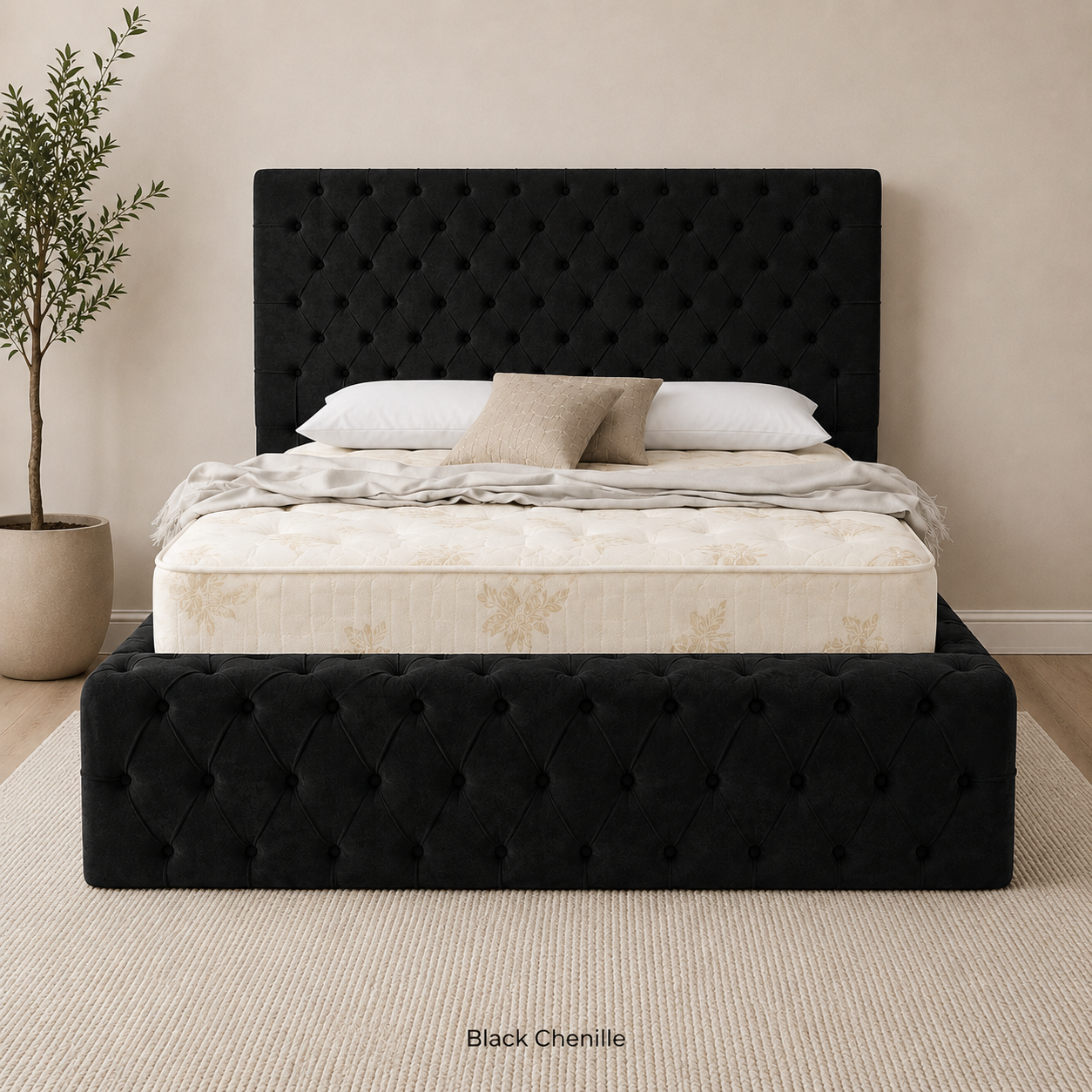 Upholstered Ottoman Bed