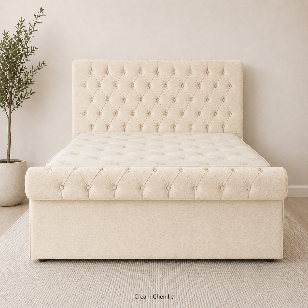 Upholstered Ottoman Bed