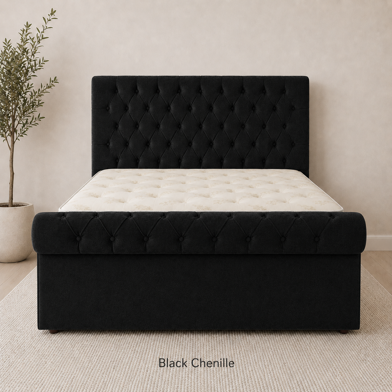 Upholstered Ottoman Bed