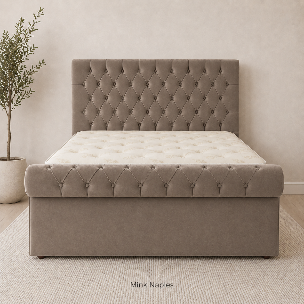 Upholstered Ottoman Bed