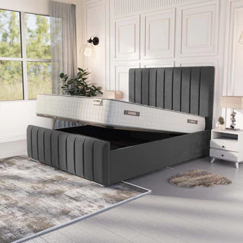 Lisbon Upholstered Ottoman Bed