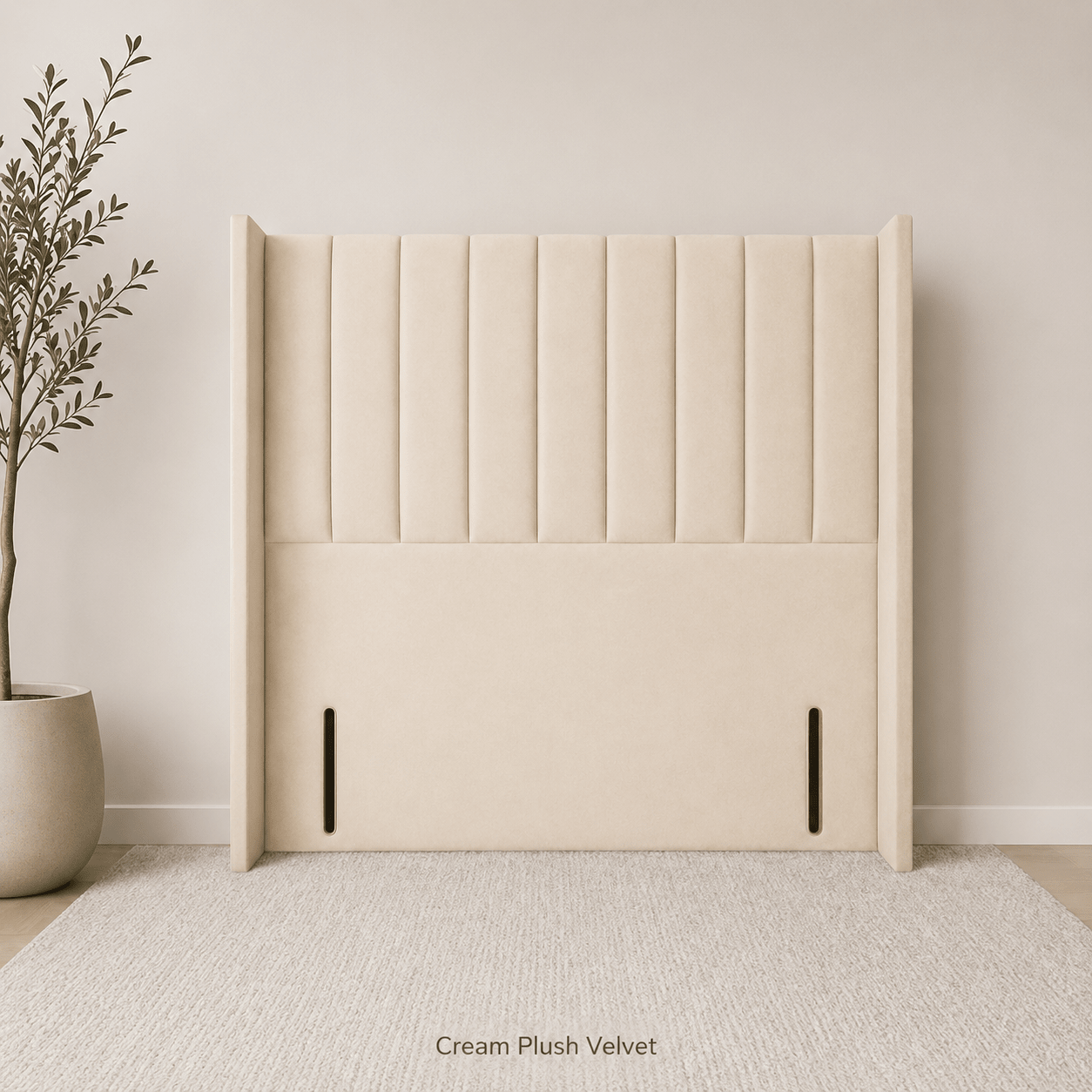 Wingback Floor Standing Headboard