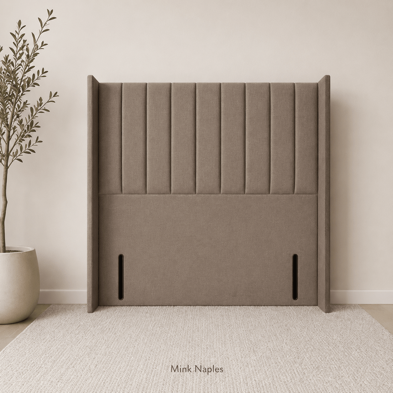 Wingback Floor Standing Headboard