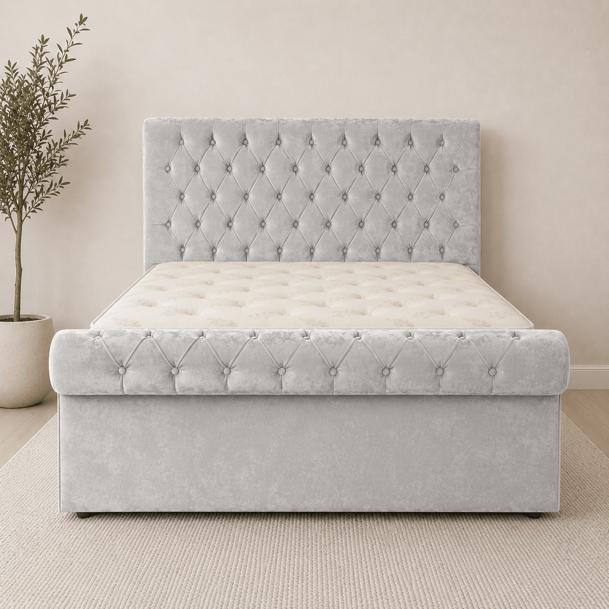 Upholstered Ottoman Bed