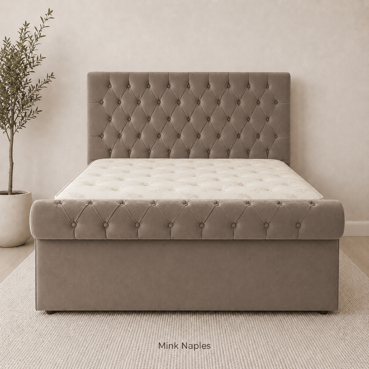 Upholstered Ottoman Bed