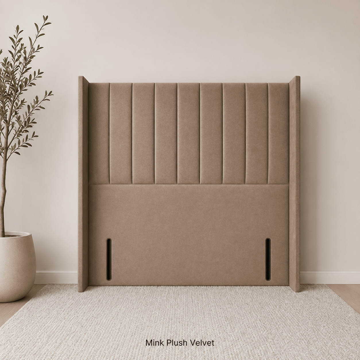 Wingback Floor Standing Headboard