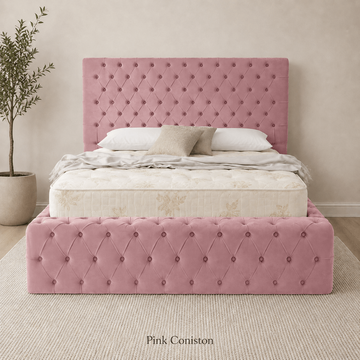 Upholstered Ottoman Bed
