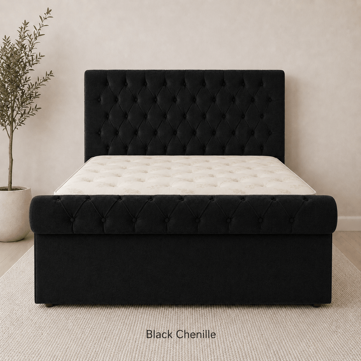 Upholstered Ottoman Bed