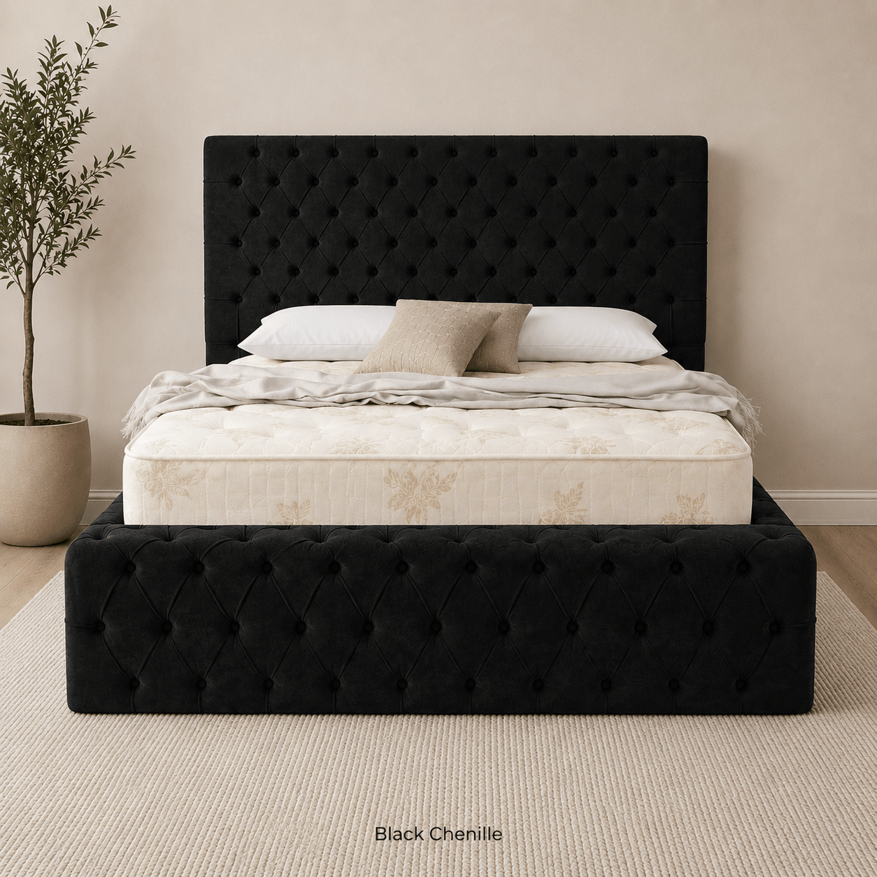 Upholstered Ottoman Bed