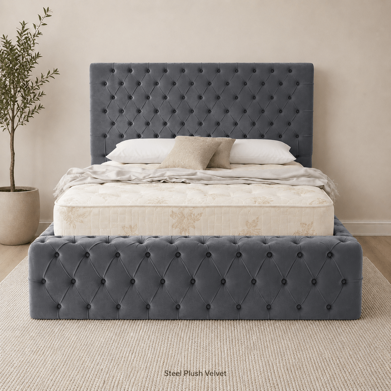 Upholstered Ottoman Bed
