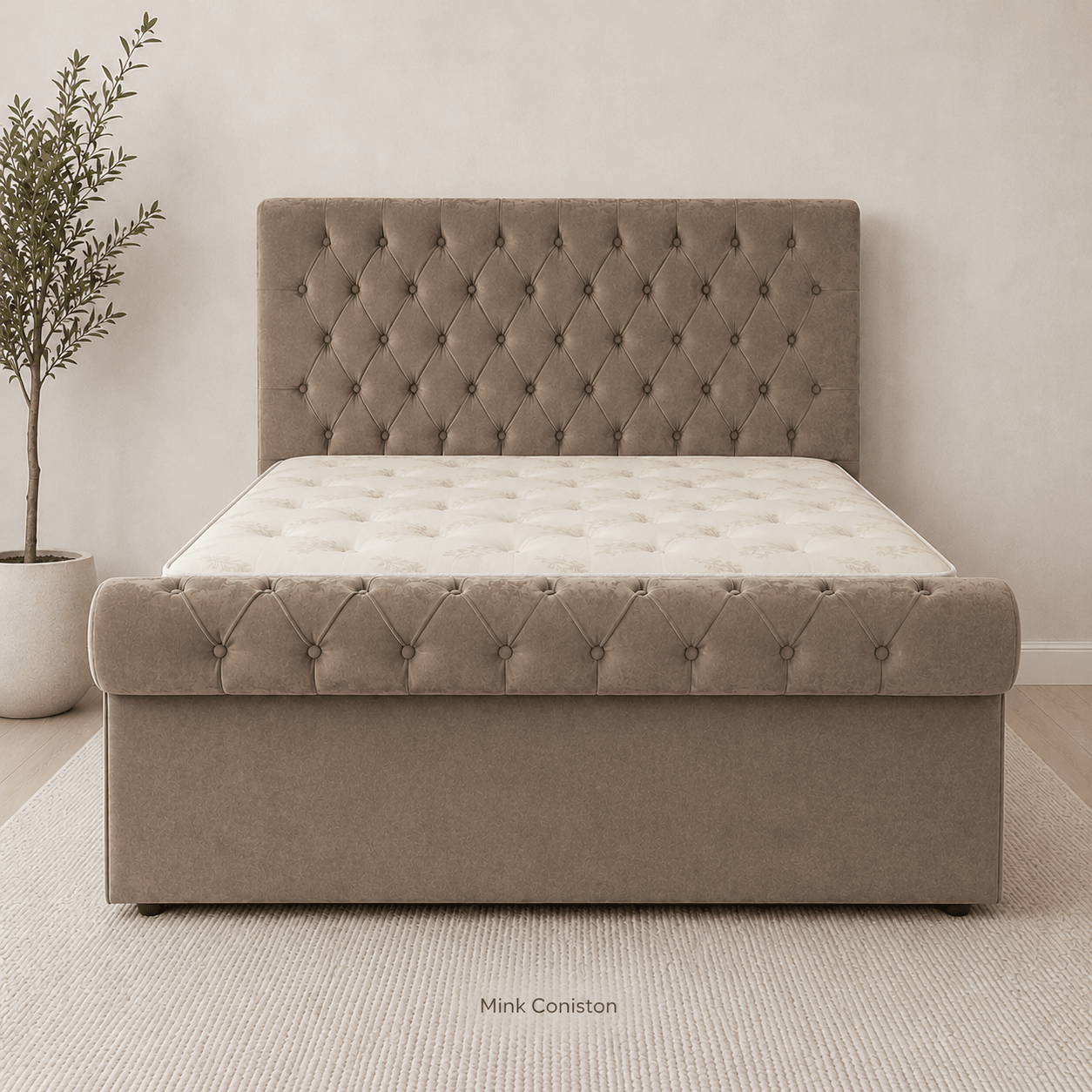 Upholstered Ottoman Bed