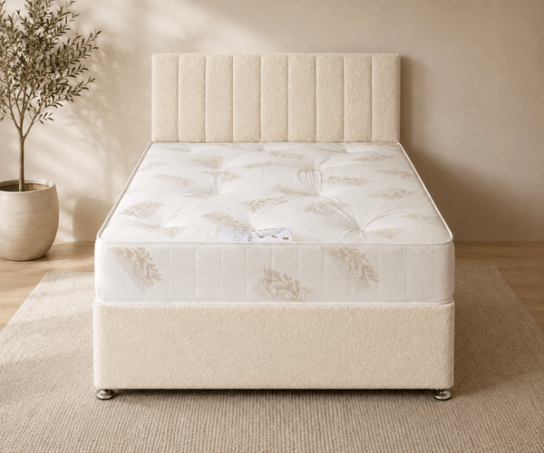 Teddy Divan Bed with Mattress & Headboard