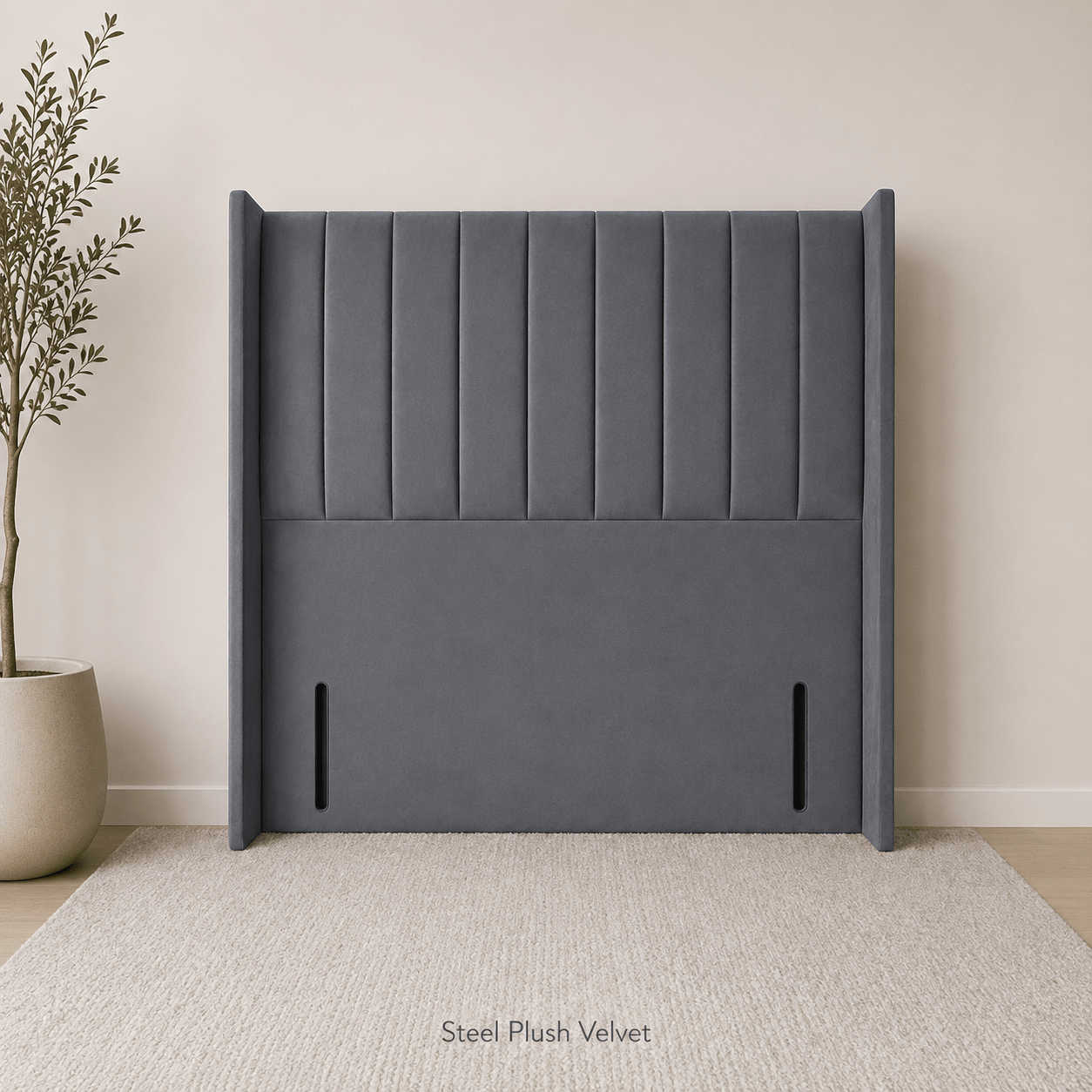 Wingback Floor Standing Headboard