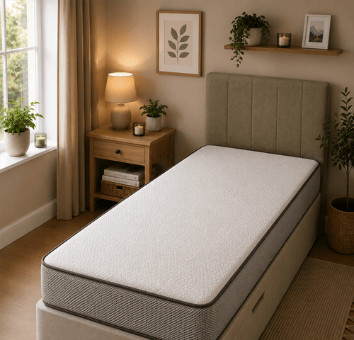 Black and White Cotton Waterproof Spring Mattress