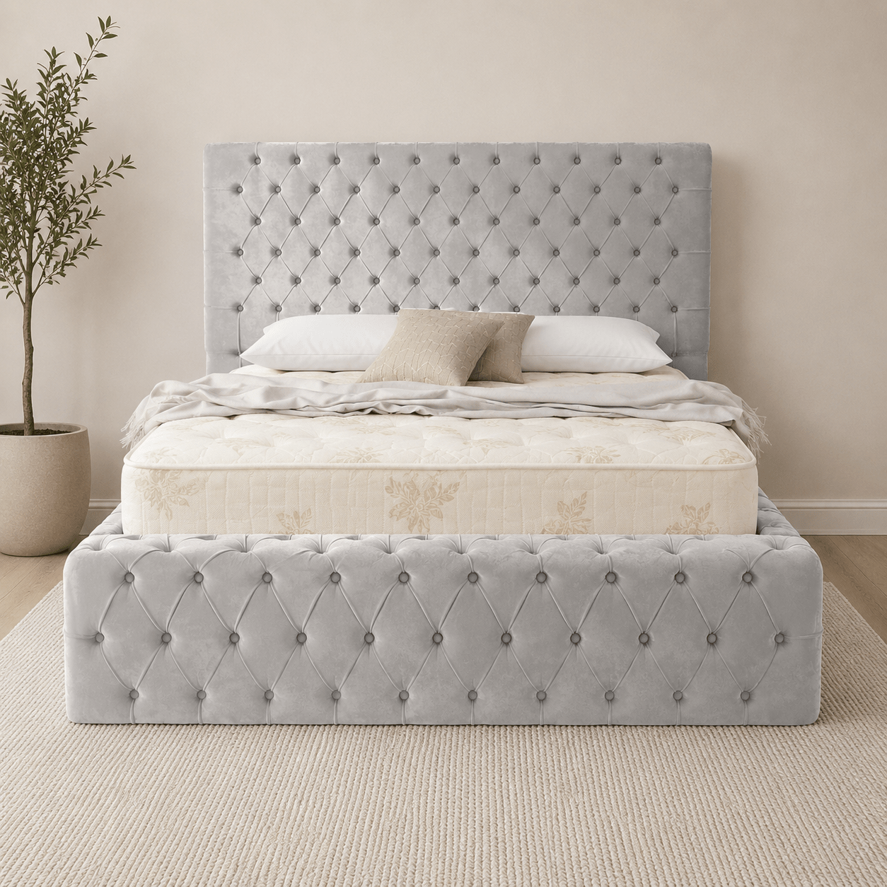 Upholstered Ottoman Bed