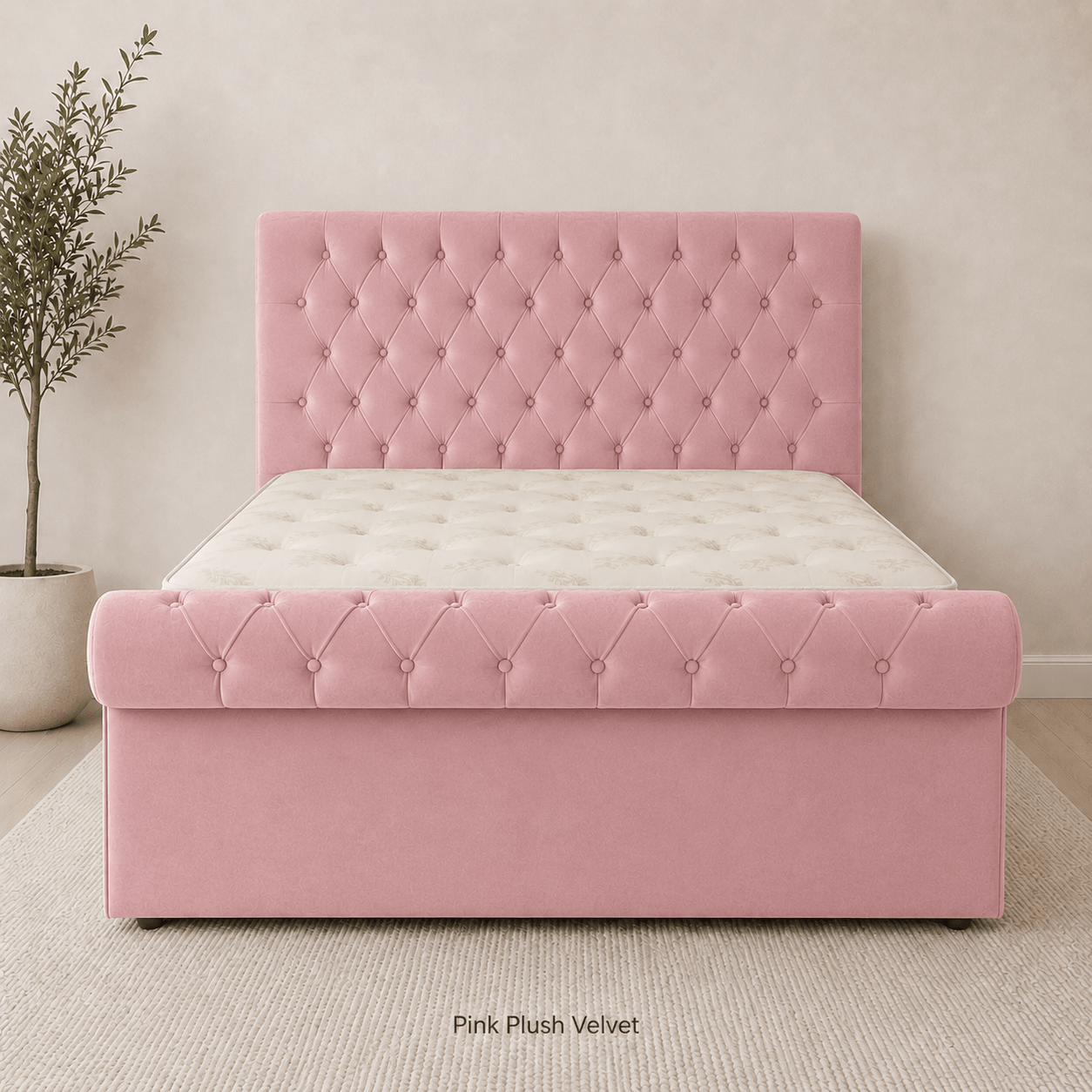 Upholstered Ottoman Bed