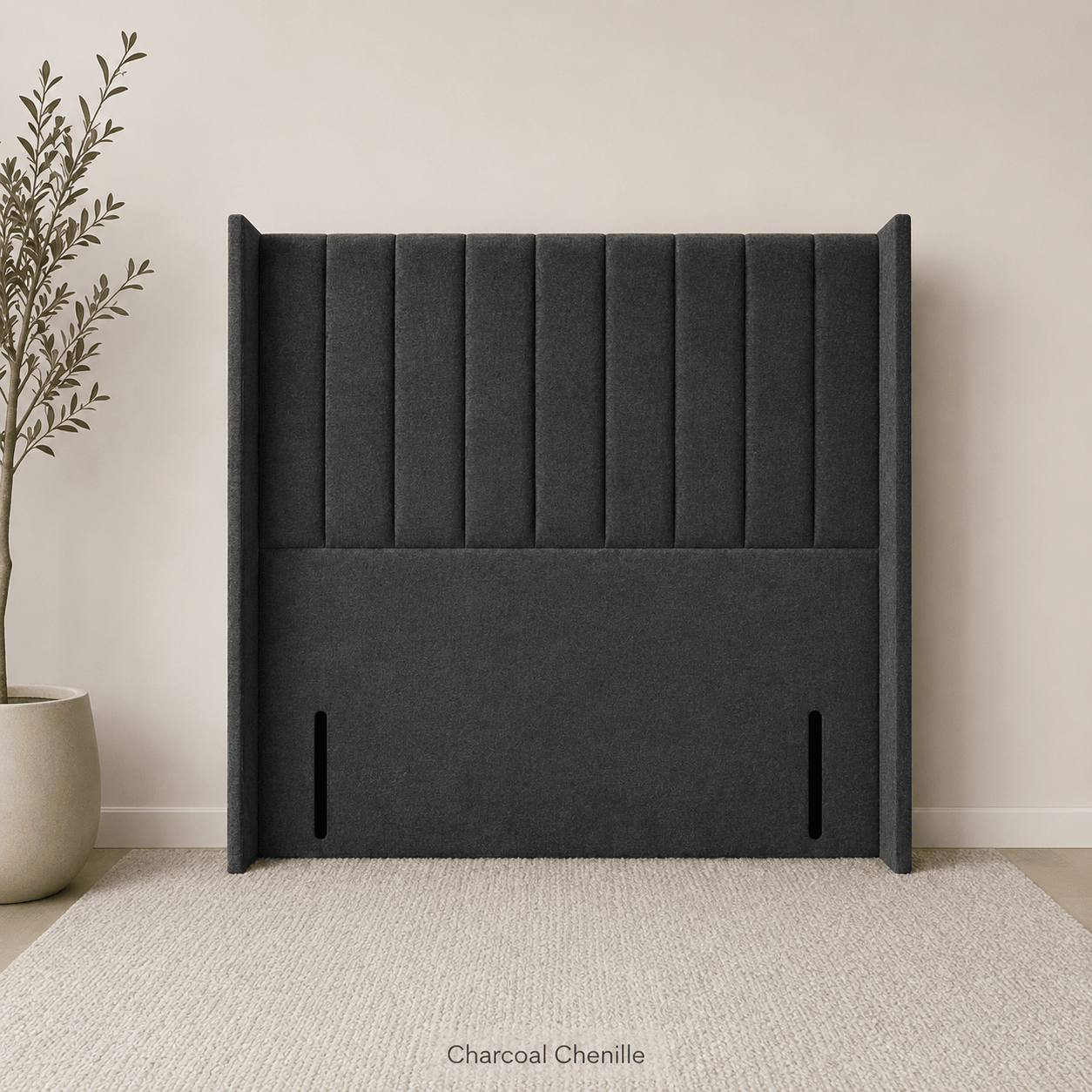 Wingback Floor Standing Headboard